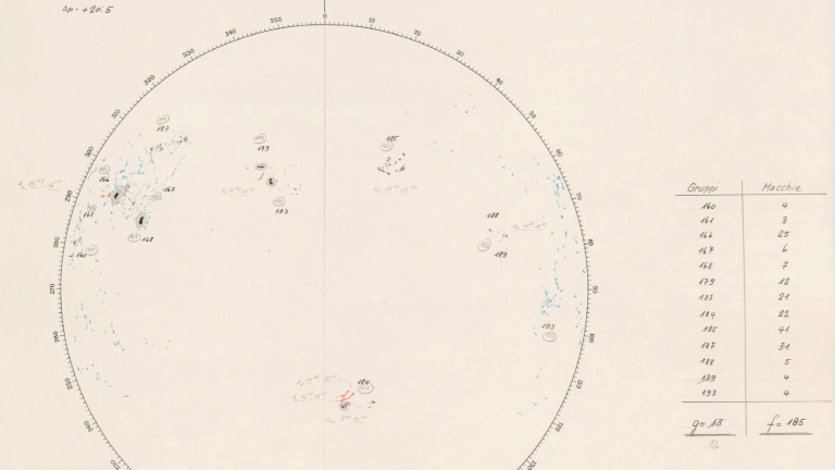Progetto di archiviazione dei disegni della Specola Solare Ticinese di Locarno in collaborazione con il Politecnico di Zurigo e il GCOS