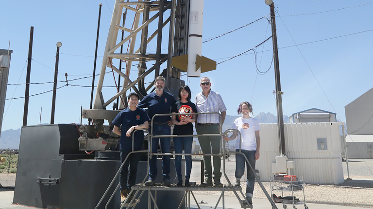Positive outcome from the CLASP-II solar physics experiment that involved IRSOL