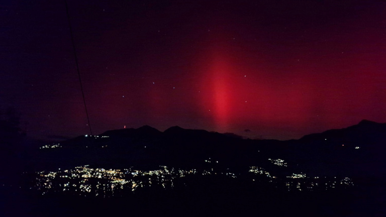 L'aurora come fenomeno di meteorologia spaziale nel Locarnese